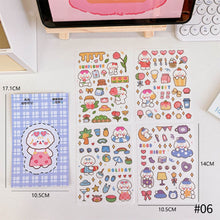 Load image into Gallery viewer, Korean Style Personality Hand Account Cute Cartoon Laser Waterproof Stickers Guka DIY Material Girls Children's Toys Kawaii Gift
