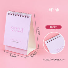 Load image into Gallery viewer, 2023 Mini Chic Calendar Daily Organizer Desktop Schedule Monthly Planner Yearly Agenda for Home Decor Office Table Decoration Stationery

