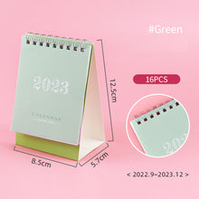 Load image into Gallery viewer, 2023 Mini Chic Calendar Daily Organizer Desktop Schedule Monthly Planner Yearly Agenda for Home Decor Office Table Decoration Stationery
