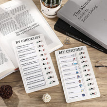 Load image into Gallery viewer, Hanging Memo Daily Task Planning Board Blank RV Chores Checklist Board Elder Care My Chores Plastic Task Board Wall Decoration
