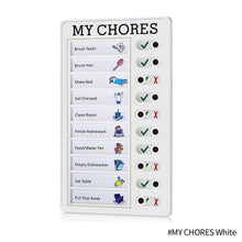 Load image into Gallery viewer, Hanging Memo Daily Task Planning Board Blank RV Chores Checklist Board Elder Care My Chores Plastic Task Board Wall Decoration
