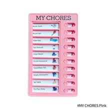 Load image into Gallery viewer, Hanging Memo Daily Task Planning Board Blank RV Chores Checklist Board Elder Care My Chores Plastic Task Board Wall Decoration
