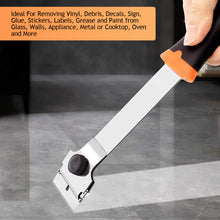 Load image into Gallery viewer, Double-Sided Scraper Car Window Blade Knife Cleaner Ceramic Glass Sticker Glue Cleaner Remover Automotive Film Ceramic Tool

