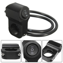 Load image into Gallery viewer, 7/8in Aluminum Alloy Motorcycle Handlebar Headlight ON/OFF Switch Light Button Waterproof Fog Spotlight Switch for Scooter ATV
