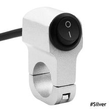 Load image into Gallery viewer, 7/8in Aluminum Alloy Motorcycle Handlebar Headlight Switch Three-position Waterproof Switch 12V Fog Spotlight Retro Switch
