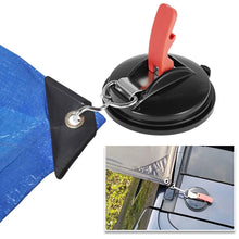 Load image into Gallery viewer, 4Pcs Universal Car Suction Cup Anchor Securing Hook Tie Down Camping Tarp As Car Side Awning Pool Tarps Tents Camping Gadgets
