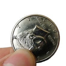 Load image into Gallery viewer, Magic Coins &amp; Paper Money Bite Restored Illusion Coin For Magic Show Bitten Coin Half Dollar Magician Coin Funny Magic Tricks
