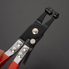 Load image into Gallery viewer, Flexible Car Tube Clamp Long Automotive Hose Clamp Pliers Straight Throat Tube Bundle Clamp Removal Tool Straight Handle Plier
