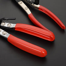 Load image into Gallery viewer, Flexible Car Tube Clamp Long Automotive Hose Clamp Pliers Straight Throat Tube Bundle Clamp Removal Tool Straight Handle Plier
