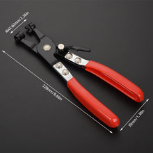 Load image into Gallery viewer, Flexible Car Tube Clamp Long Automotive Hose Clamp Pliers Straight Throat Tube Bundle Clamp Removal Tool Straight Handle Plier
