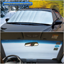 Load image into Gallery viewer, Foldable Car Window Sunshades Car Snow Cover Winter Windshield Sunshade Outdoor Waterproof Anti-UV Protection Auto Accessories
