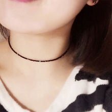 Load image into Gallery viewer, Fashion Simple Women Choker Black Beads Short Necklace Female Jewelry Necklaces Bijoux Female Ladies Party Necklace
