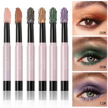 Load image into Gallery viewer, Pearlescent Silkworm Eyeshadow Long-lasting Waterproof Shiny Pigment Glitter Matte Colorful Eye Shadow Pencil Makeup Cosmetics
