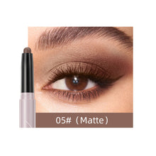 Load image into Gallery viewer, Pearlescent Silkworm Eyeshadow Long-lasting Waterproof Shiny Pigment Glitter Matte Colorful Eye Shadow Pencil Makeup Cosmetics
