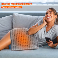 Load image into Gallery viewer, Electric Shoulder Back Pain Relief Heating Pad Physiotherapy Therapy Blanket Thermal Eliminate Fatigue Household Winter Warmer

