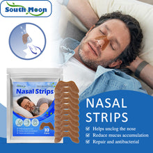 Load image into Gallery viewer, 10Pcs Disposable Anti Snoring Nose Patches Stop Snoring Stuffy Ventilation Nasal Strip Relief Improve Sleep Health Care Tool
