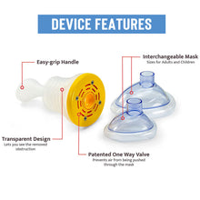 Load image into Gallery viewer, Portable Choking Rescue Device CPR First Aid Kit Home Adult Children Asphyxia Rescue Device Choking Emergency Device
