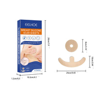 Load image into Gallery viewer, 4 Pairs Silicone Breast Scar Sheets Sticker Lighten Flatten Scar Removal Stickers Acne Treatment Scars Gel Surgical Scar Patches
