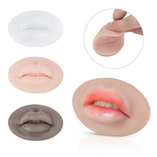 Load image into Gallery viewer, Silicone 5D Microblading Reusable Embroidery Practice Model Lips Solid Lip Block for Beginner Training Tattoo Permanent Makeup
