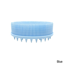Load image into Gallery viewer, Silicone Double-sided Shampoo Bath Brush Exfoliating Skin Fit Baby Training Tactile Brush Soft Hair Massage Shampoo Bath Brush
