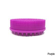 Load image into Gallery viewer, Silicone Double-sided Shampoo Bath Brush Exfoliating Skin Fit Baby Training Tactile Brush Soft Hair Massage Shampoo Bath Brush
