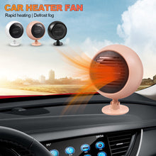 Load image into Gallery viewer, 12V/24V 360 Degree Rotatable Car Heater Car Heating Fan Defogger Defroster Demister Heaters For Car Truck Windshield

