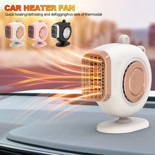 Load image into Gallery viewer, 150W Car Hot Air Heater Blower Warm Fast Heating Windshield Fog Remove Defrost SUV Auto Demisting Defog Truck Defogger 12V/24V
