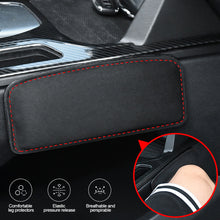 Load image into Gallery viewer, Comfortable Suede Car Pillow Car Knee Pad Auto Cushion Elastic Memory Foam Leg Pad Headrest Car Accessories
