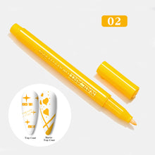 Load image into Gallery viewer, Nail Painting Pen Faint Dye Pen Multicolored Pigment Graffiti Painting Pen Manicure Draw Paint Pen Nail Art Tool
