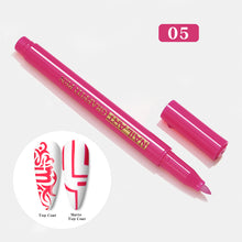 Load image into Gallery viewer, Nail Painting Pen Faint Dye Pen Multicolored Pigment Graffiti Painting Pen Manicure Draw Paint Pen Nail Art Tool
