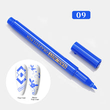 Load image into Gallery viewer, Nail Painting Pen Faint Dye Pen Multicolored Pigment Graffiti Painting Pen Manicure Draw Paint Pen Nail Art Tool
