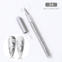 Load image into Gallery viewer, 3D Nail Paint Pen Graffiti Painting Pen Multicolored DIY Nail Pen Manicure Draw Paint Pen Nail Art Accessories
