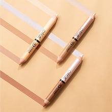 Load image into Gallery viewer, Double Head Pearlescent Highlighter Bronzer Pencil Lying Silkworm Pencil Long-lasting Waterproof Sweatproof Face Makeup Cosmetic
