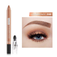 Load image into Gallery viewer, Pearlescent Eye Shadow Pencil Lying Silkworm Pencil Long-lasting Waterproof Shiny Multicolored Eye Shadow Pencil Eye Makeup Cosmetics
