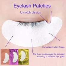Load image into Gallery viewer, U-shaped Eye Patch Graft Eyelash Eye Patch Remove Eyelash Pad Soft Comfortable Eyelash Extension Patches Eyelash Tools
