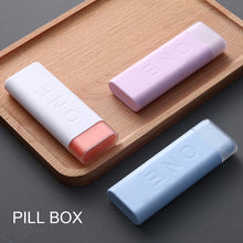 Load image into Gallery viewer, Portable 3 Grids Pill Box Plastic Mini Medicine Storage Box Waterproof Durable Travel Pill Case Medicine Box
