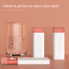 Load image into Gallery viewer, Portable 3 Grids Pill Box Plastic Mini Medicine Storage Box Waterproof Durable Travel Pill Case Medicine Box
