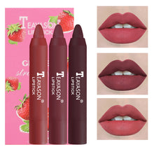 Load image into Gallery viewer, 3pcs/set Mist Velvet Matte Lipstick Nude Non-fading Long Lasting Matte Lipstick Lip Makeup Cosmetics
