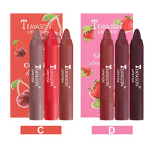 Load image into Gallery viewer, 3pcs/set Mist Velvet Matte Lipstick Nude Non-fading Long Lasting Matte Lipstick Lip Makeup Cosmetics
