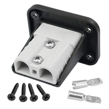 Load image into Gallery viewer, Flush Mount Plug Connector Kit Mounting Bracket Panel Cover Accessories for Caravan Camper Boat Truck 50 Amp 12-24V
