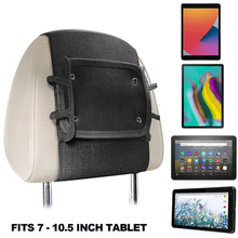 Load image into Gallery viewer, Universal Adjustable Car Headrest Mount Holder Stretchable Silicone Cover Bracket Seat Compatible For Ipad Tablets Phone
