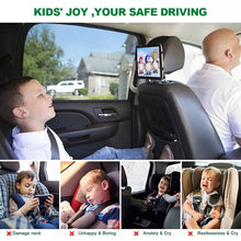 Load image into Gallery viewer, Universal Adjustable Car Headrest Mount Holder Stretchable Silicone Cover Bracket Seat Compatible For Ipad Tablets Phone
