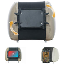 Load image into Gallery viewer, Universal Adjustable Car Headrest Mount Holder Stretchable Silicone Cover Bracket Seat Compatible For Ipad Tablets Phone
