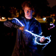 Load image into Gallery viewer, LED Fiber Optic Whip Dancing Whips Battery Powered Glowing Whip Sparkle Flow Light-up Whip Lighting Show For Party
