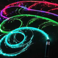 Load image into Gallery viewer, LED Fiber Optic Whip Dancing Whips USB Rechargeable Glowing Whip Sparkle Flow Light-up Whip Lighting Show For Party
