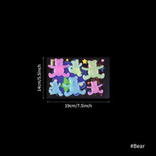 Load image into Gallery viewer, Luminous Butterfly Bear Snowflake Dolphin Wall Stickers Glow In The Dark Decal for Kids Baby Room Bedroom Christmas Home Decoration
