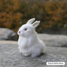 Load image into Gallery viewer, Simulation Chick Rabbit Plush Toy Children Cognition Chicken Model Figurine Realistic Furry Animal Doll Chicken Easter Gift Kids
