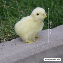 Load image into Gallery viewer, Simulation Chick Rabbit Plush Toy Children Cognition Chicken Model Figurine Realistic Furry Animal Doll Chicken Easter Gift Kids
