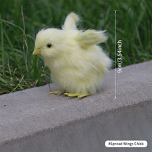 Load image into Gallery viewer, Simulation Chick Rabbit Plush Toy Children Cognition Chicken Model Figurine Realistic Furry Animal Doll Chicken Easter Gift Kids
