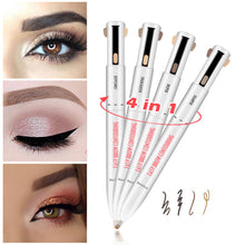 Load image into Gallery viewer, 4 In 1 Rotating Eyebrow Pencil Waterproof Eyebrow Pen Long Lasting Natural Eyebrow Pencil Facial Makeup Cosmetics
